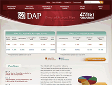 Tablet Screenshot of dapretirement.com